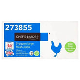 Chef's Larder 5 Dozen Large Fresh Eggs  Adomoo